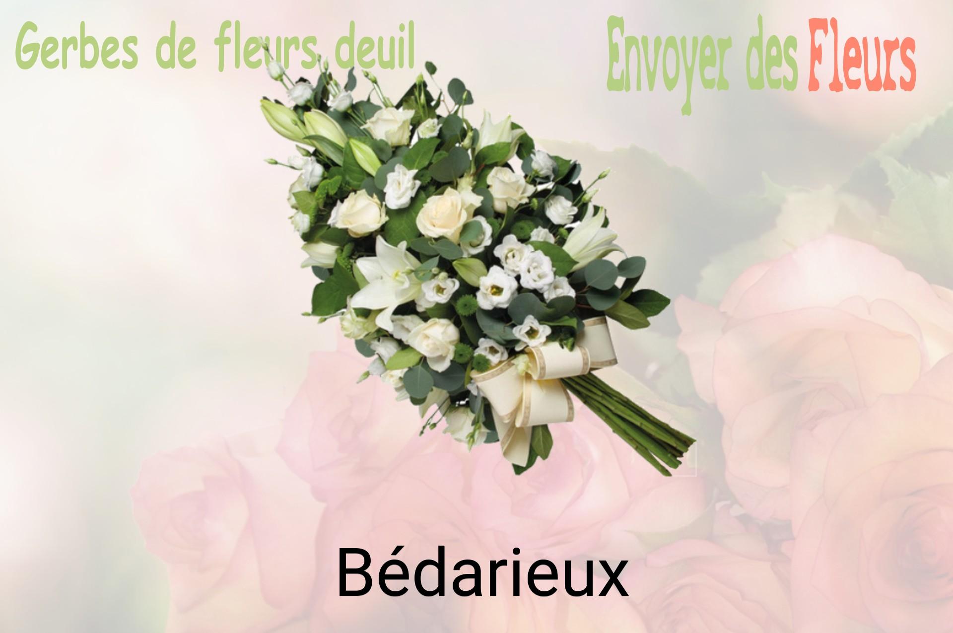 Gerbe de fleurs de deuil livrée à Bédarieux
